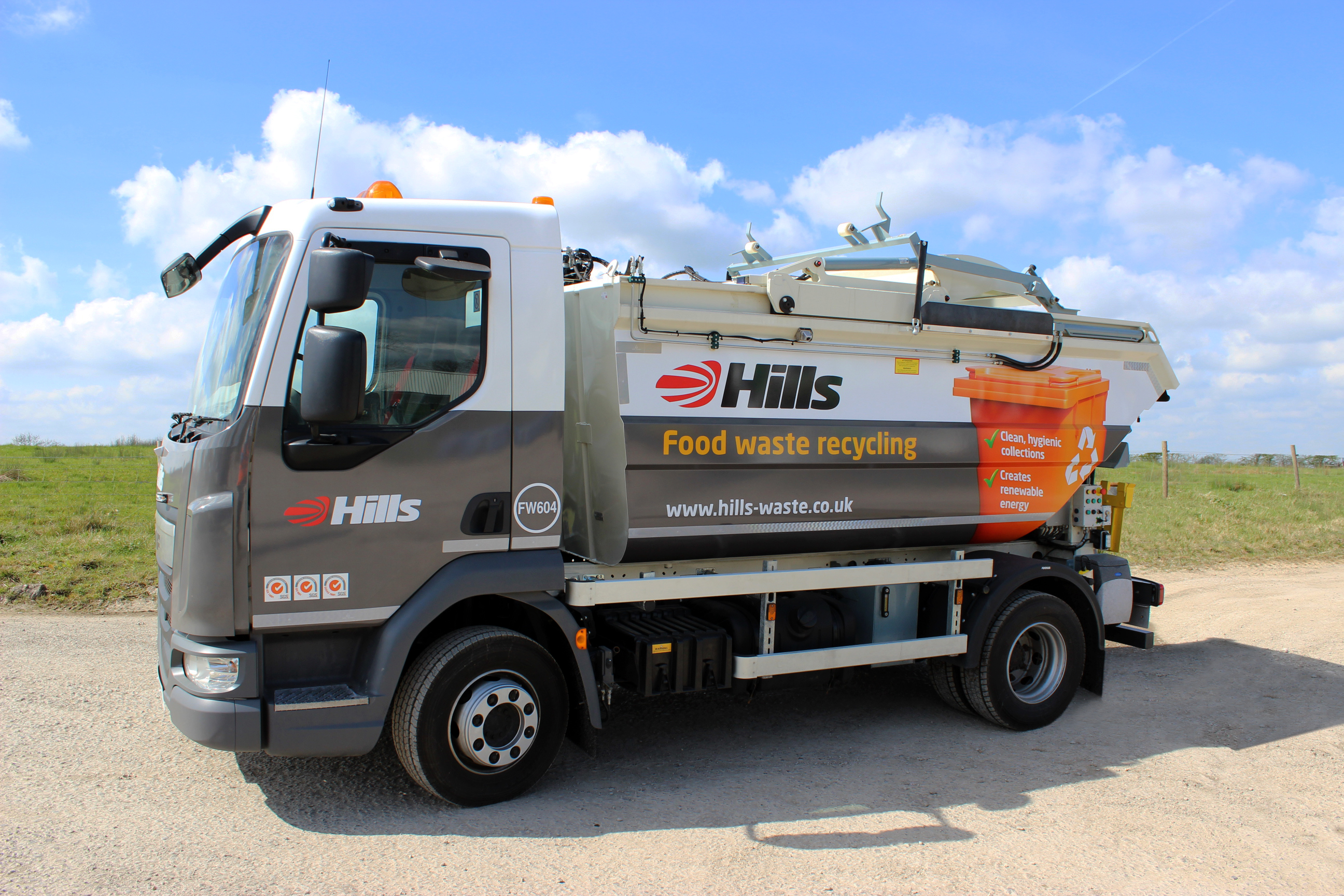 Hills Food Waste Recycling Truck Hills Group