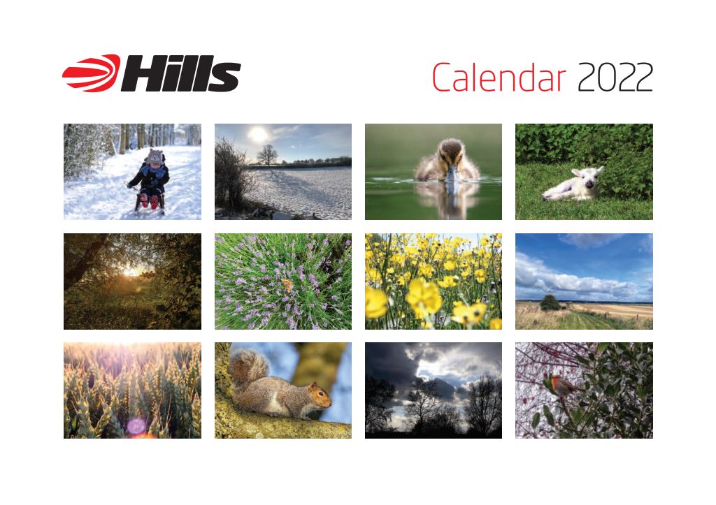 Hills 2021 calendar