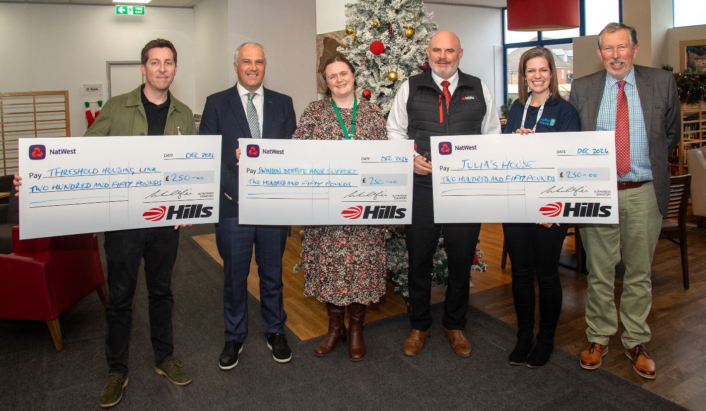 Hills celebrates the season of giving with charity donations