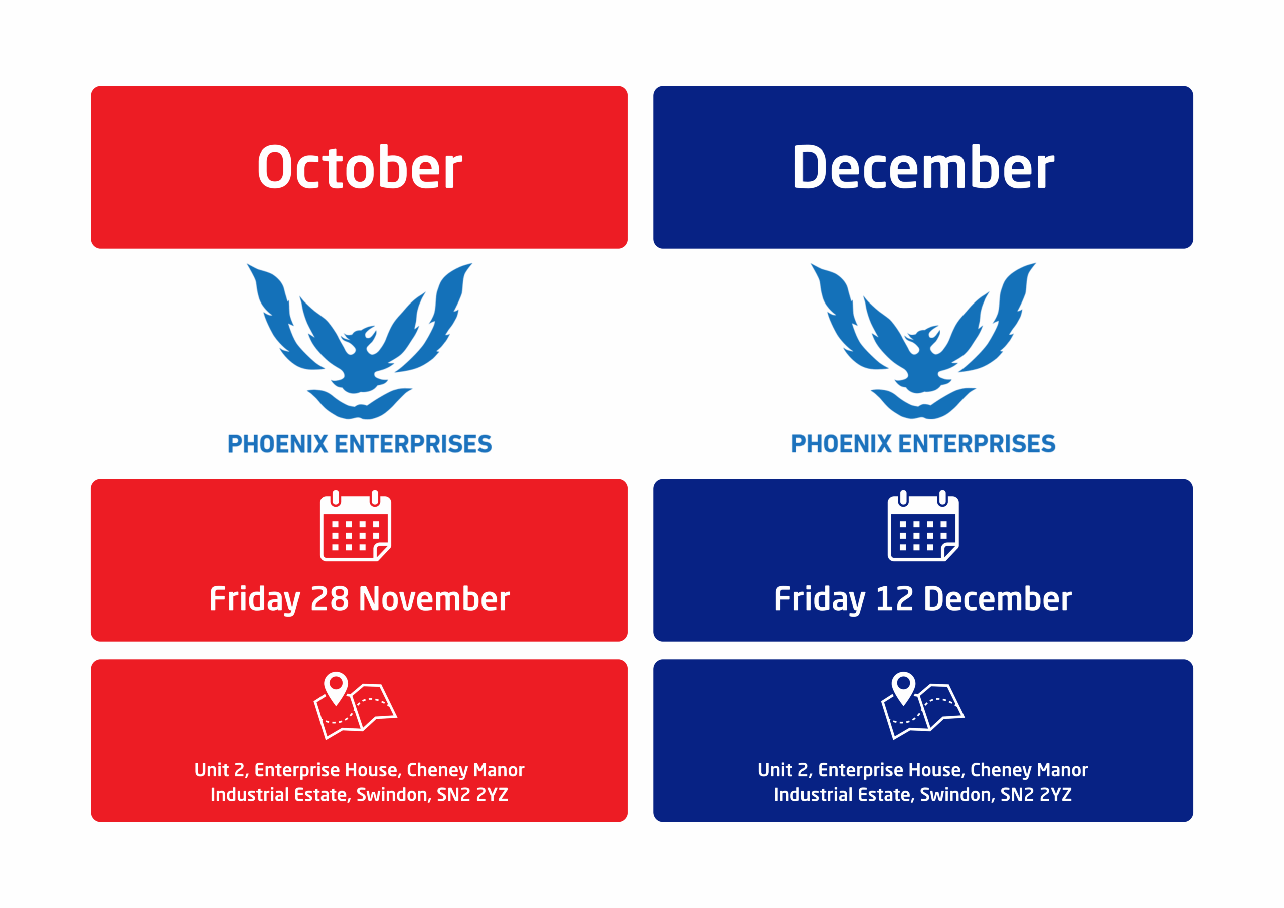 Phoenix Volunteer Dates