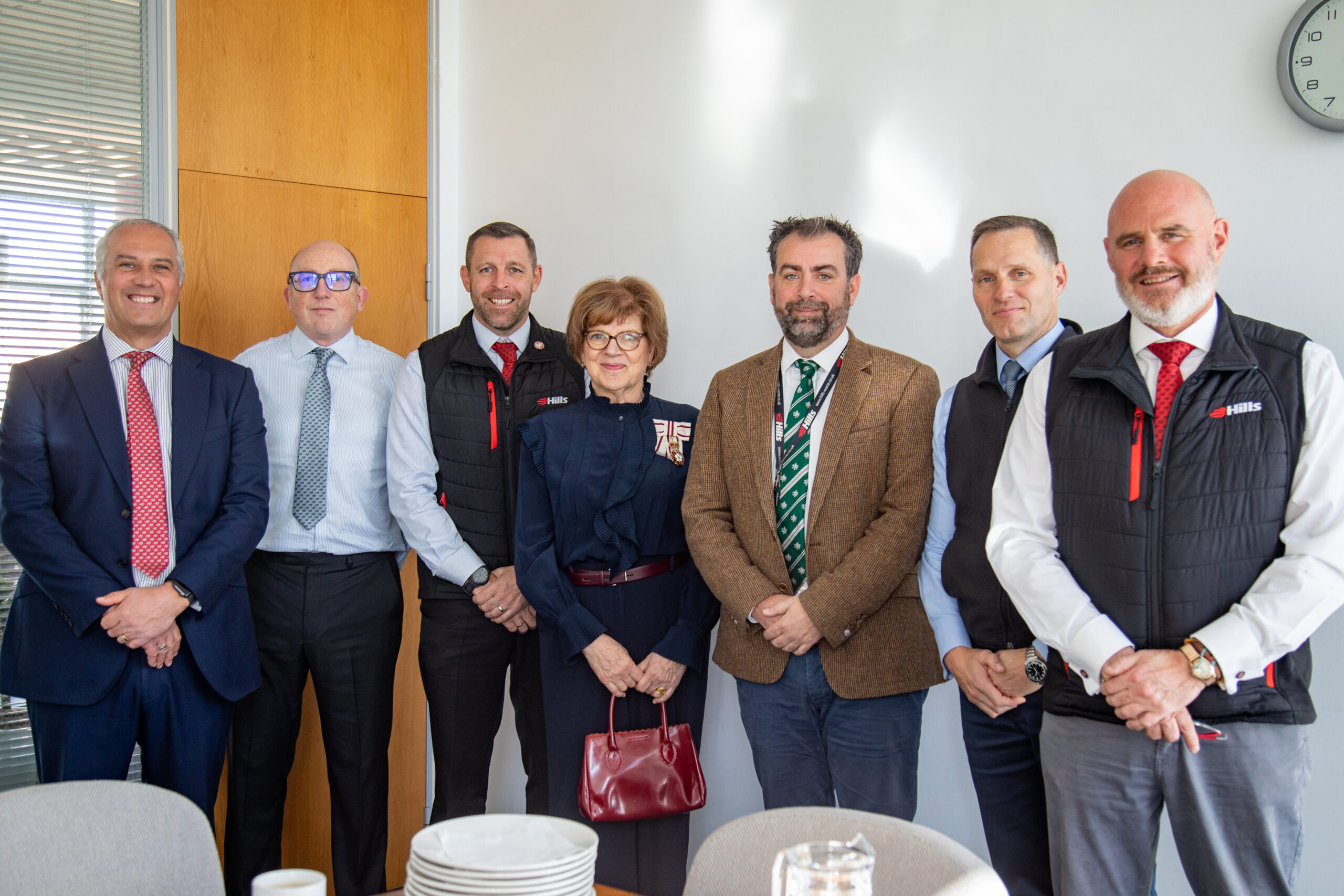 Lord Lieutenant of Wiltshire visits The Hills Group to mark its 125th anniversary 