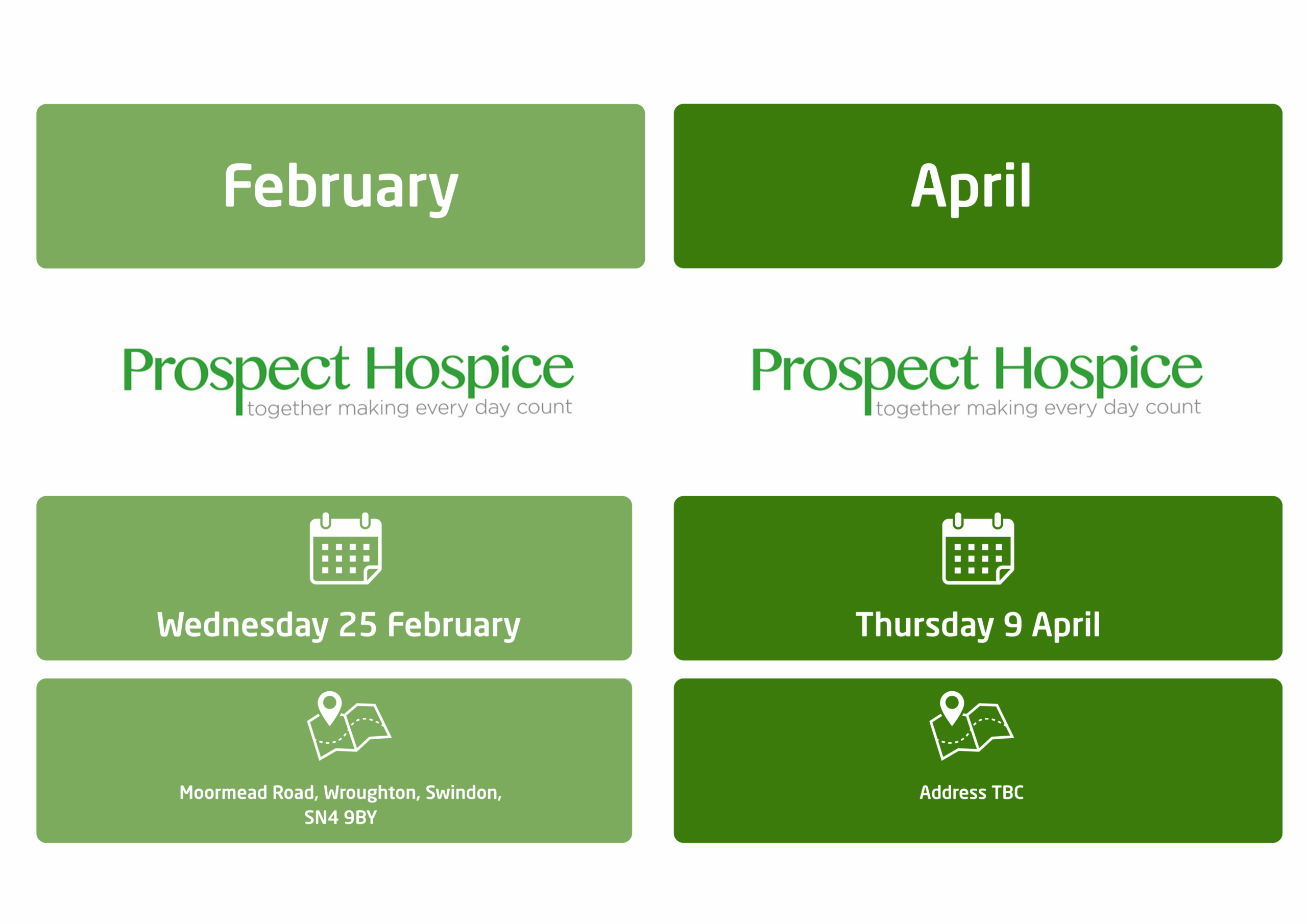 Prospect Hospice Volunteer Dates