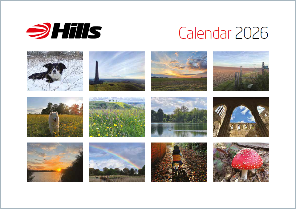 Hills 2025 calendar