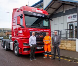 Hills Quarry Products and their new MAN TGX truck
